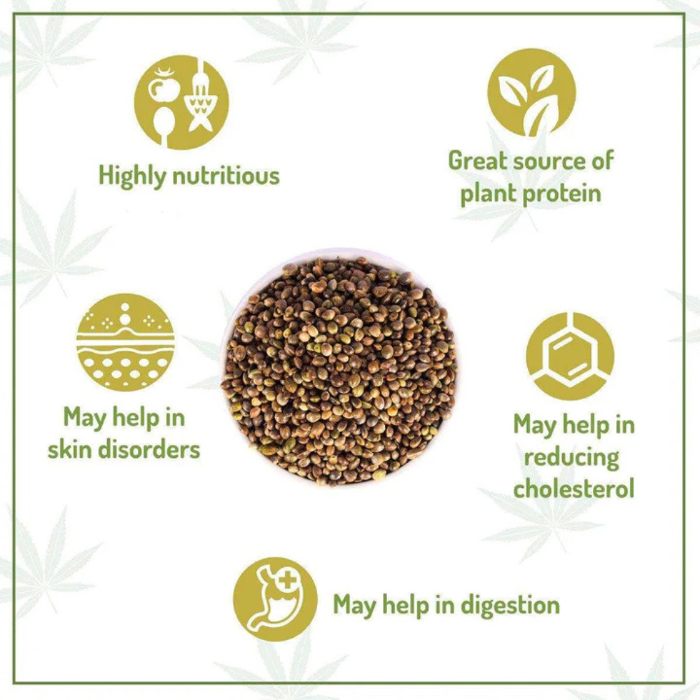 Moksa Hemp Seeds, 300gm - Image 5