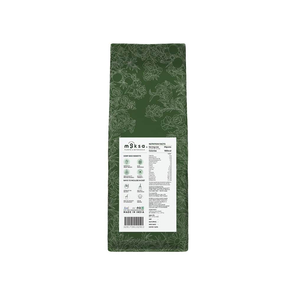 Moksa Hemp Seeds, 600mg - Image 2