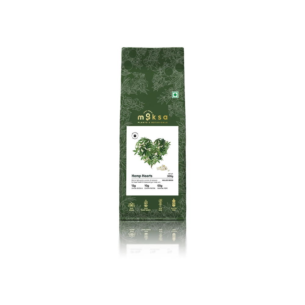 Moksa Hemp Hearts, 300gm - Image 1