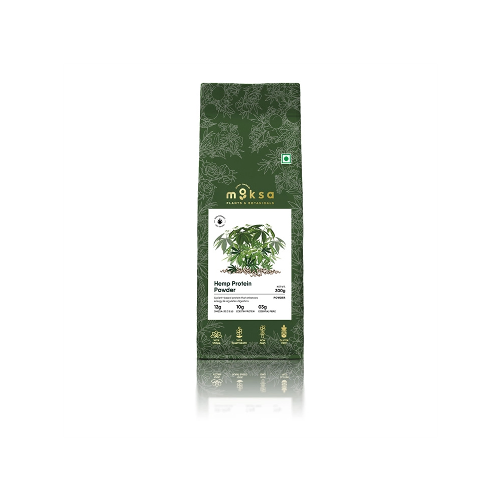 Moksa Hemp Protein Powder, 300 gm - Image 1