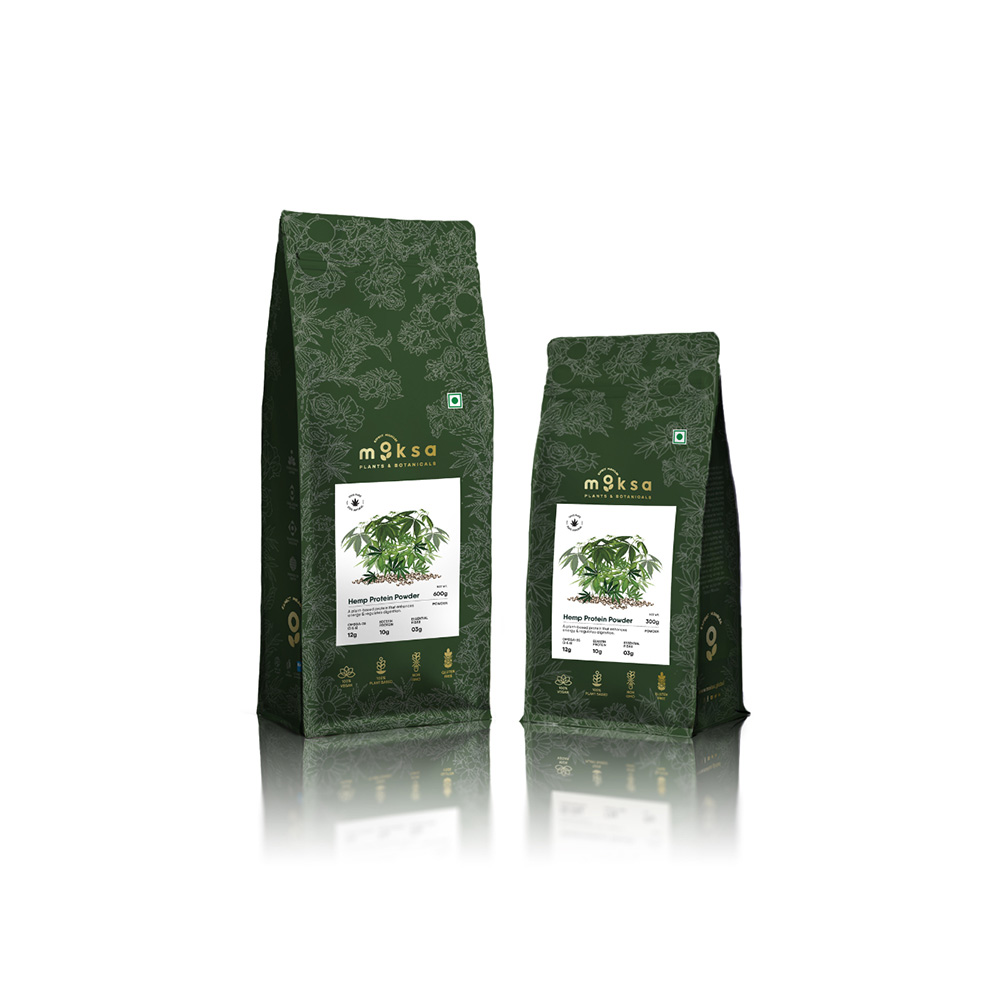 Moksa Hemp Protein Powder, 300 gm - Image 2