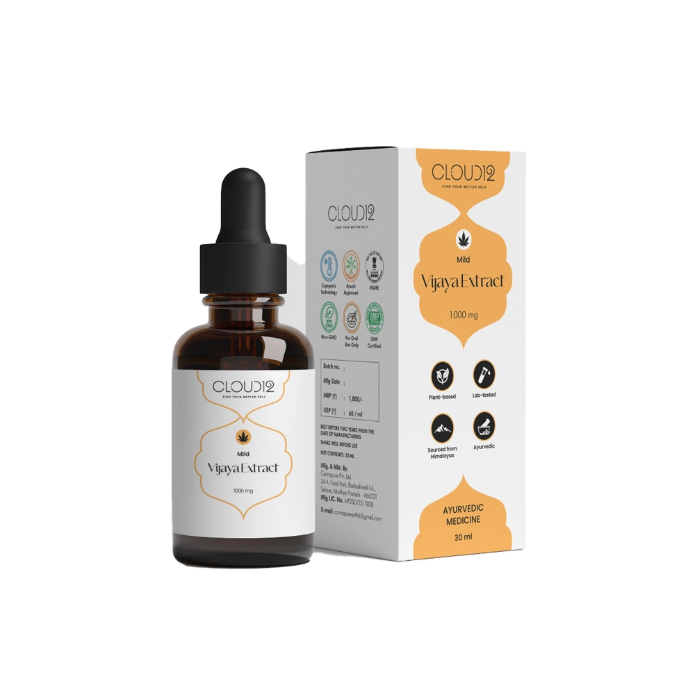 CL235002-1 Cloud12 Full Spectrum Vijaya Oil 30ml 1000mg - Light Strength - Image 1