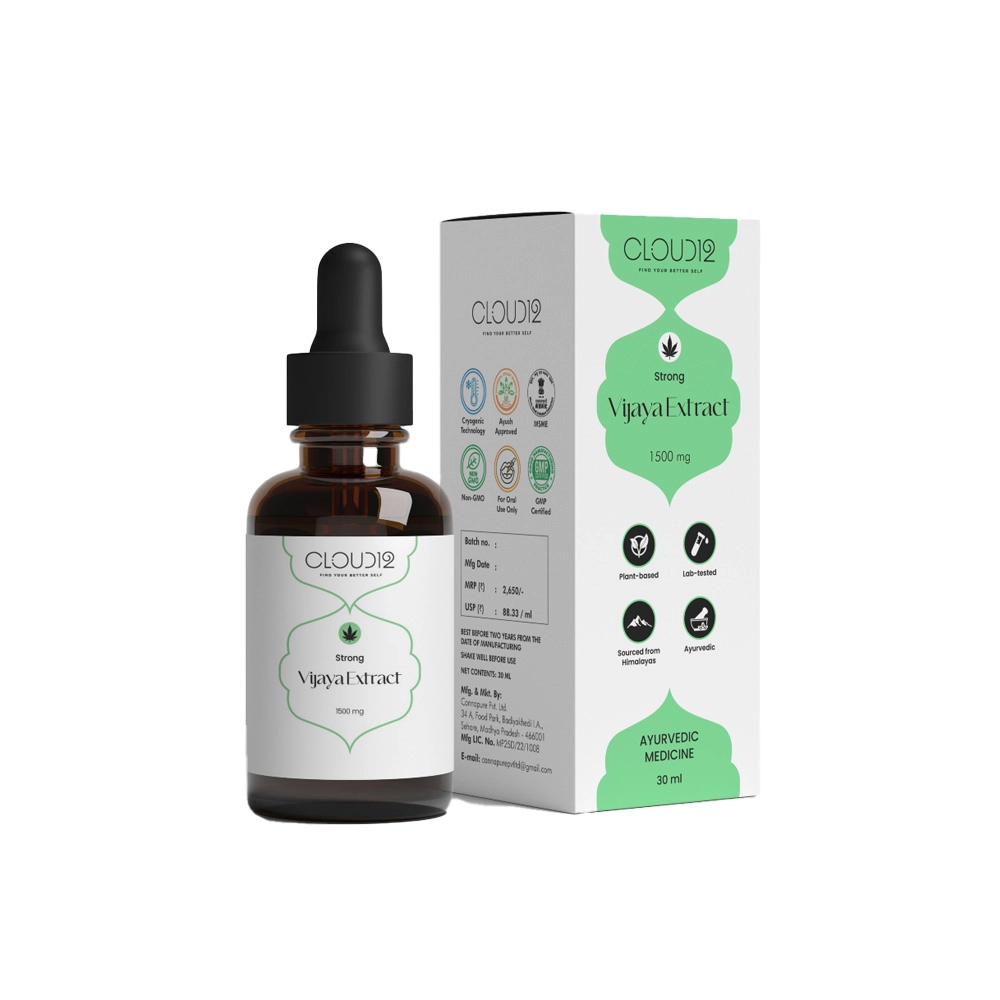 Cloud12 Full Spectrum Vijaya Oil 30ml 1500mg - Medium Strength on itshemp.in