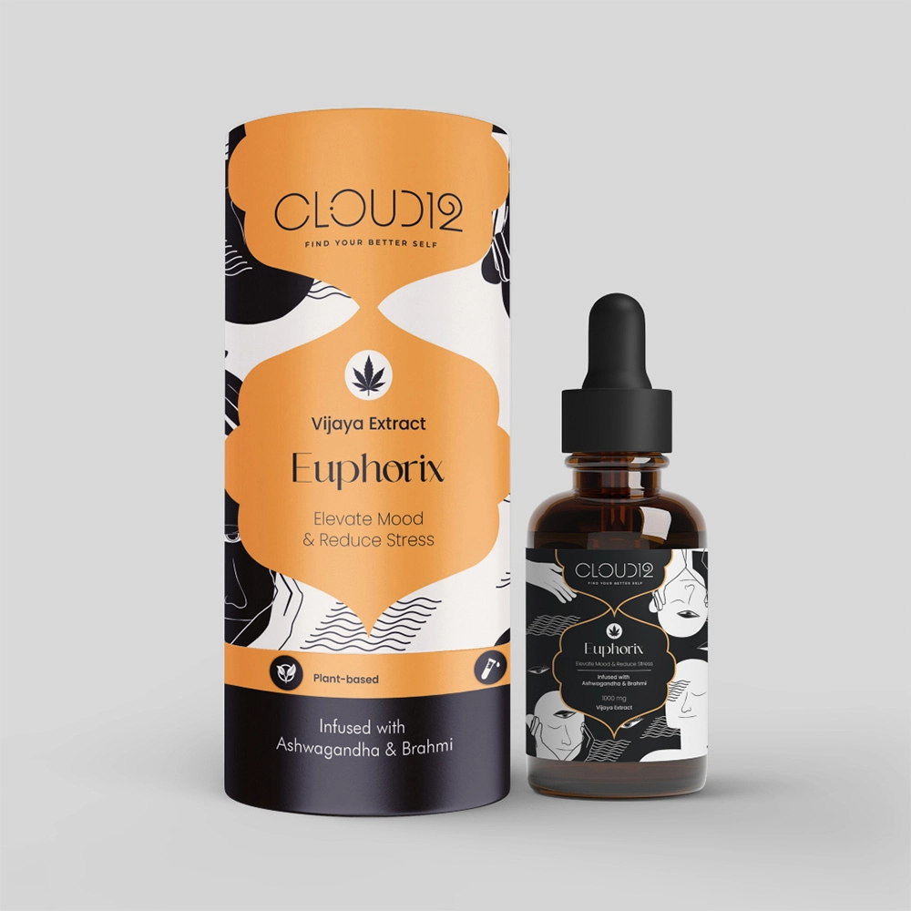 Cloud12 Euphorix - 30ml - Elevate Mood and Reduce Stress on itshemp.in