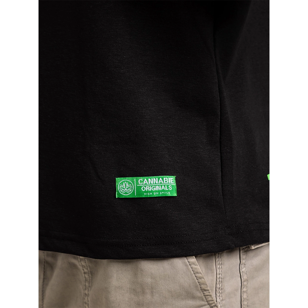 Cannabie Hemp Core T-Shirt, Black - Image 6