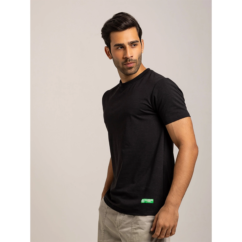 Cannabie Hemp Core T-Shirt, Black - Image 3