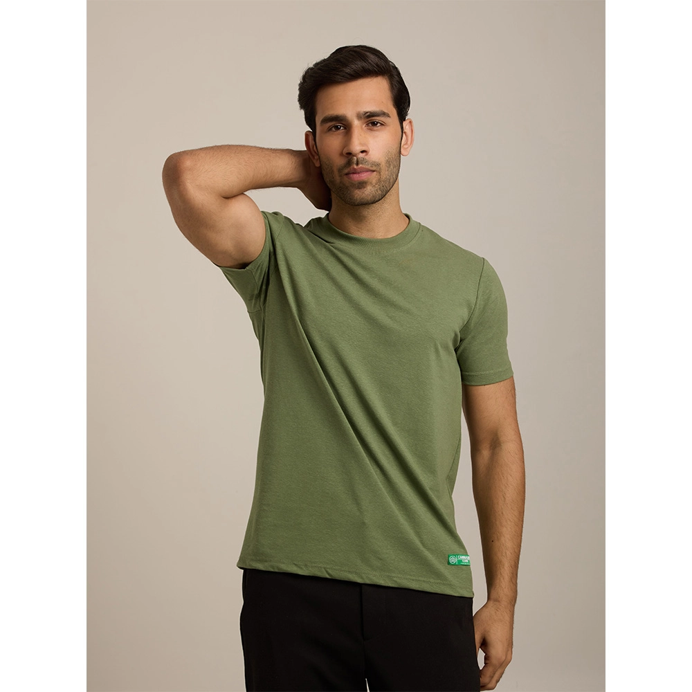 Cannabie Hemp Core T-Shirt, Green - Image 3