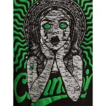 Cannabie Circus Hemp T-Shirt Oversized, Black - Image 3