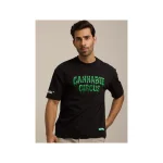 Cannabie Circus Hemp T-Shirt Oversized, Black - Image 4