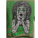 Cannabie Circus Hemp T-Shirt Oversized, Green - Image 4