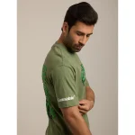 Cannabie Circus Hemp T-Shirt Oversized, Green - Image 3
