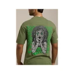 Cannabie Circus Hemp T-Shirt Oversized, Green - Image 8