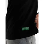 Cannabie Get Your Greens Hemp T-Shirt Oversized, Black - Image 5
