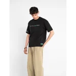 Cannabie Get Your Greens Hemp T-Shirt Oversized, Black - Image 7