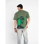 Cannabie Get Your Greens Hemp T-Shirt Oversized, Green - Image 2