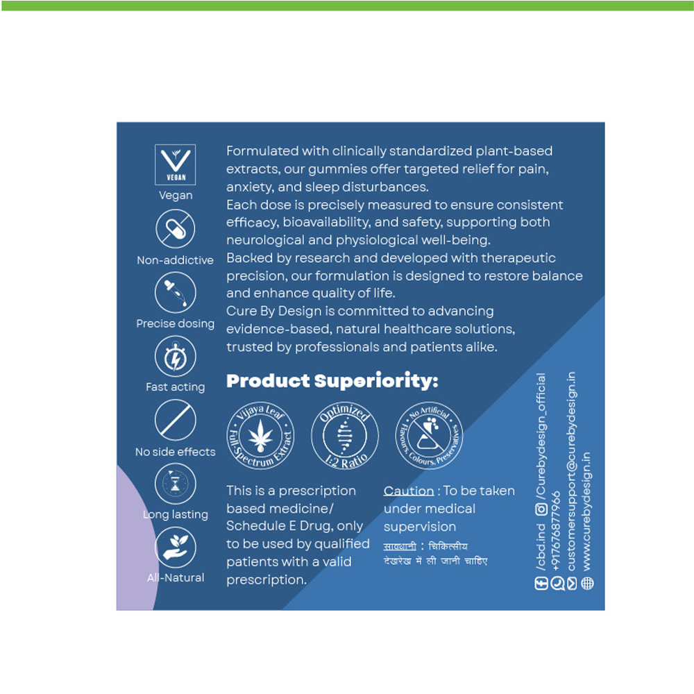 Cure By Design Balance CBD Gummies, 1400mg (3%) - Image 5