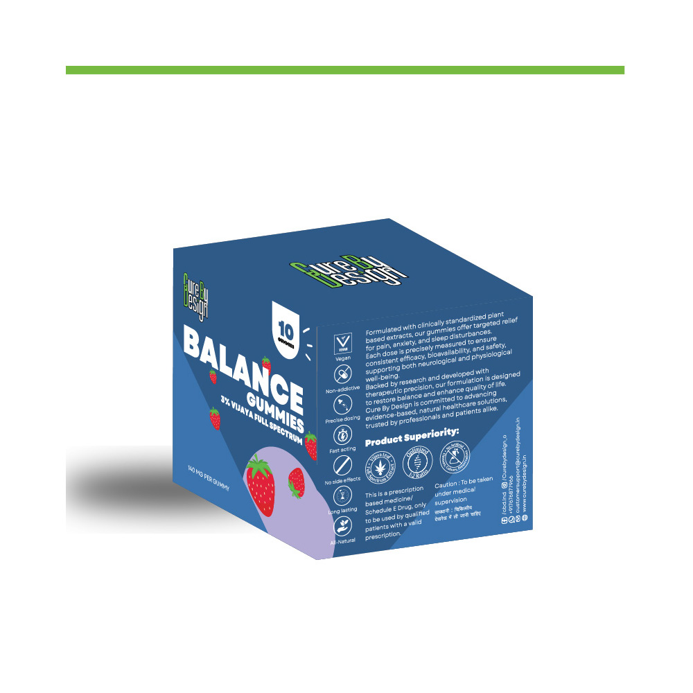 Cure By Design Balance CBD Gummies, 1400mg (3%) - Image 10