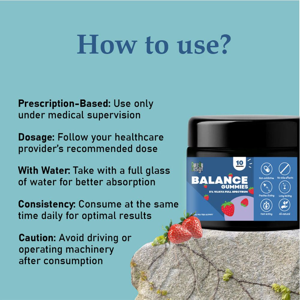 Cure By Design Balance CBD Gummies, 1400mg (3%) - Image 8