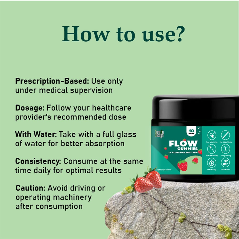 Cure By Design Flow CBD Gummies, 3150mg (7%) - Image 5