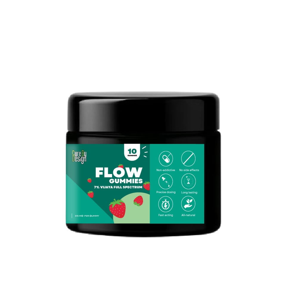 Cure By Design Flow CBD Gummies, 3150mg (7%) - Image 1