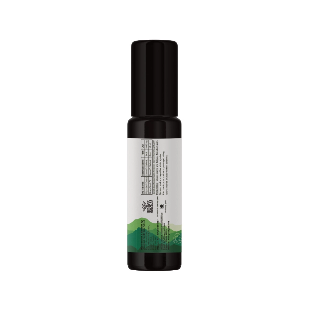 JivaAyush Parihara, Pain Relief Roll-On, 1000mg/10 ml on itshemp.in
