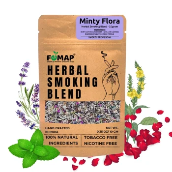 Femap Minty Flora Herbal Herbal Smoking blend, 10 gm on itshemp.in