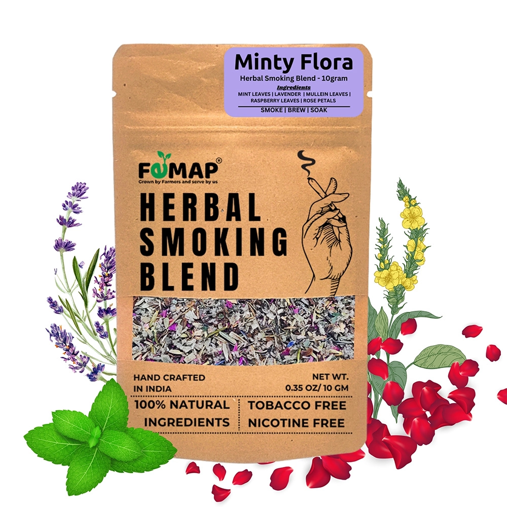 Femap Minty Flora Herbal Herbal Smoking blend, 10 gm on itshemp.in