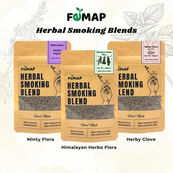 Femap Minty Flora, Himalayan Herbo Flora & Herby Clove Herbal Smoking Blends, Combo (Pack of 3) on itshemp.in