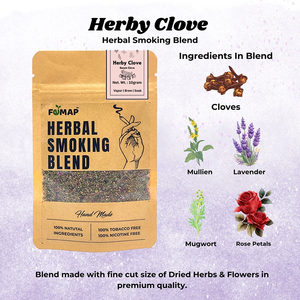 Femap Himalayan Herby Clove 20gm & Prerolled Paper Combo on itshemp.in