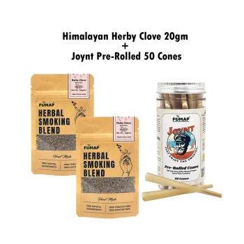 Femap Himalayan Herby Clove 20gm & Prerolled Paper Combo on itshemp.in