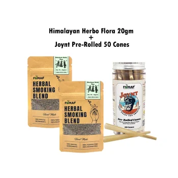Femap Himalayan Herbo Flora 20gm & Prerolled Paper Combo on itshemp.in
