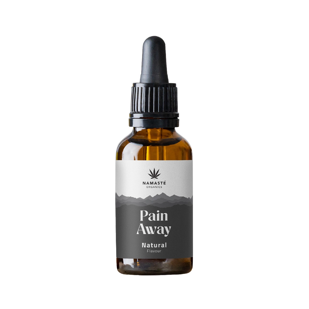 Namaste Organics Pain Away Oral Oil, 10ml / 1500mg on itshemp.in
