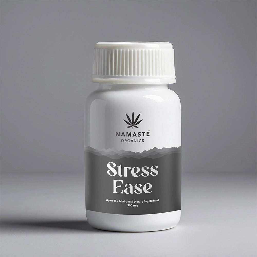 Namaste Organics Stress Ease Tablets, 50mg on itshemp.in