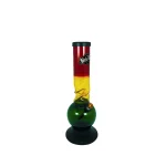 Kiick As Acrylic Bong Rasta Twist, Rasta, 30cm