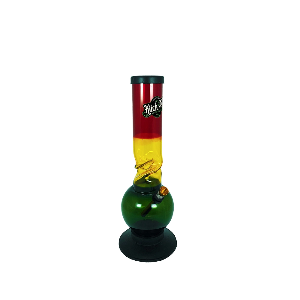 Kiick As Acrylic Bong Rasta Twist, Rasta, 30cm - Image 1
