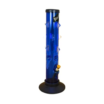 Kiick As Acrylic Bong Cactus Grip, Blue, 30cm on itshemp.in