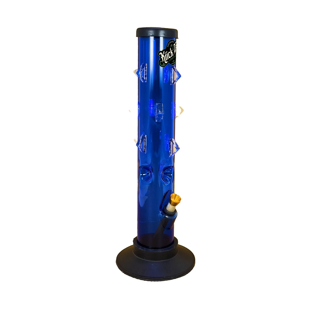Kiick As Acrylic Bong Cactus Grip, Blue, 30cm on itshemp.in