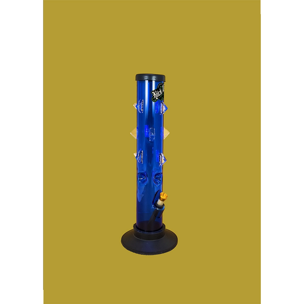 Kiick As Acrylic Bong Cactus Grip, Blue, 30cm on itshemp.in