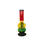 Kiick As Rasta Inception Percolator Acrylic Bong – 12" Inch on itshemp.in