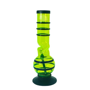 Kiick As Acrylic Bong Royal Sphere, Yellow, 30cm on itshemp.in