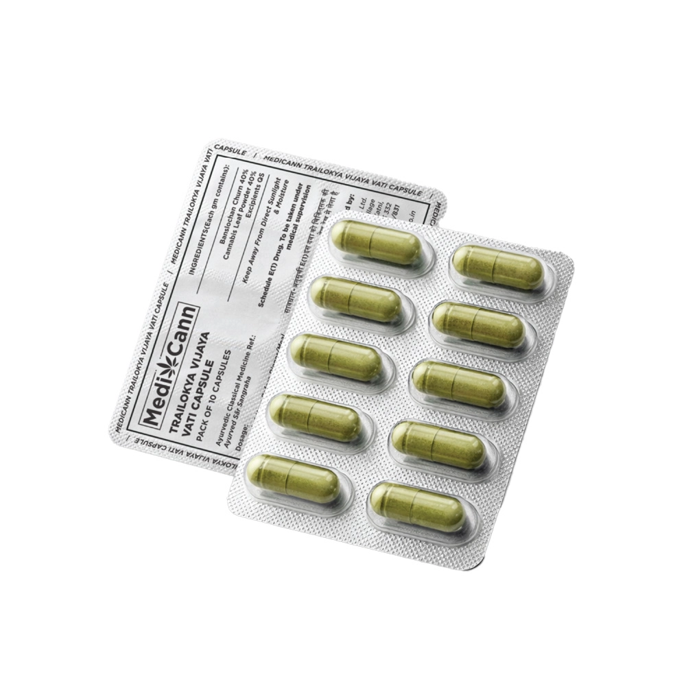 Medicann Trailokya Vijaya Vati Capsules on itshemp.in