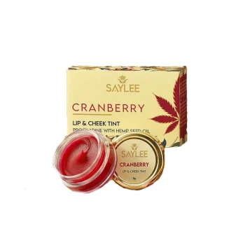 Saylee HempGlow Lip & Cheek Tint Cranberry, 8gm on itshemp.in