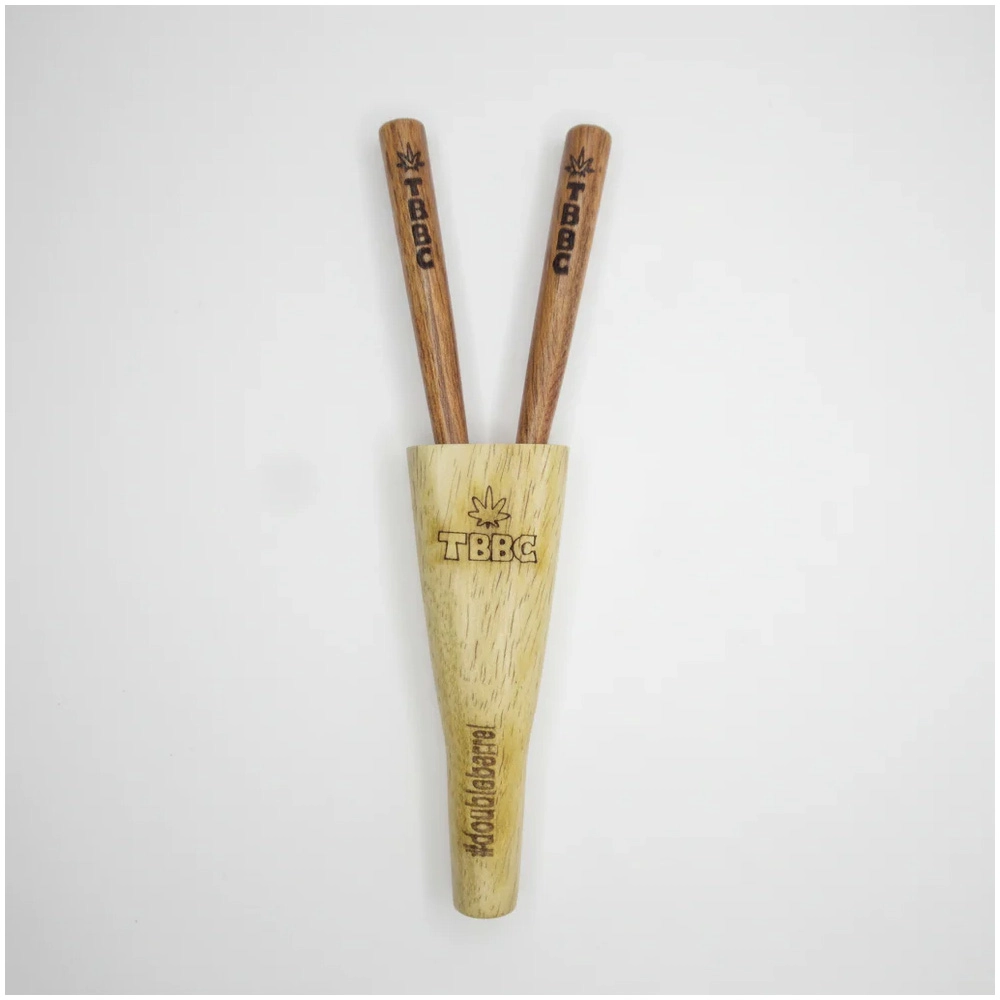 TBBC Double Barrel Wood Joint Holder - 2 in 1 J Holder on itshemp.in