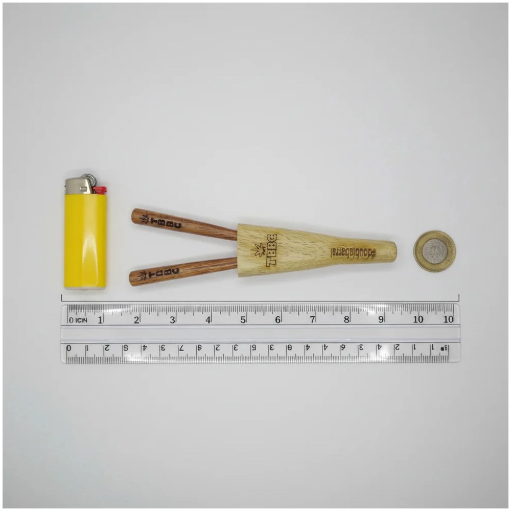 TBBC Double Barrel Wood Joint Holder - 2 in 1 J Holder on itshemp.in