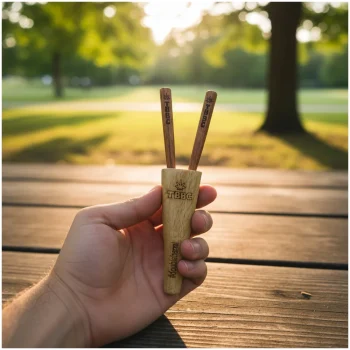 TBBC Double Barrel Wood Joint Holder - 2 in 1 J Holder on itshemp.in