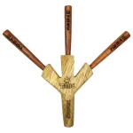 TBBC Trident Wooden Joint Holder - 3 in 1 holder with Stash Bag on itshemp.in