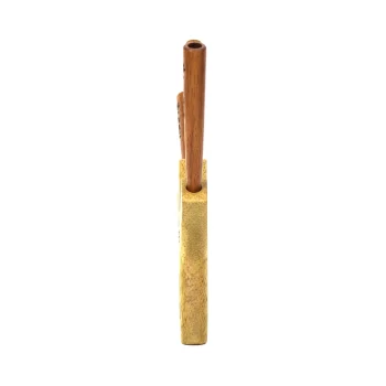 TBBC Trident Wooden Joint Holder - 3 in 1 holder with Stash Bag on itshemp.in