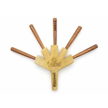 TBBC Level 5 Wood Joint Holder - 5 in 1 J Holder with Stash Bag on itshemp.in