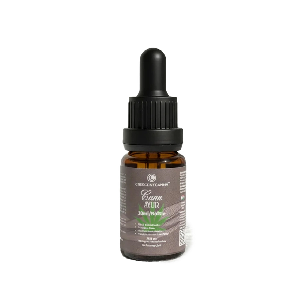 Crescent Cann Ayur Pure CBD Oil Drops, 10ml on itshemp.in