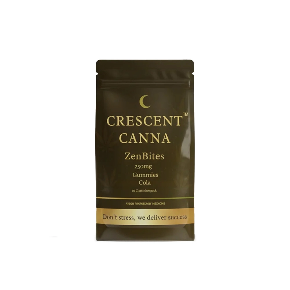 Crescent Cann ZenBites Gummies for Stress & Relaxation, 250 mg on itshemp.in
